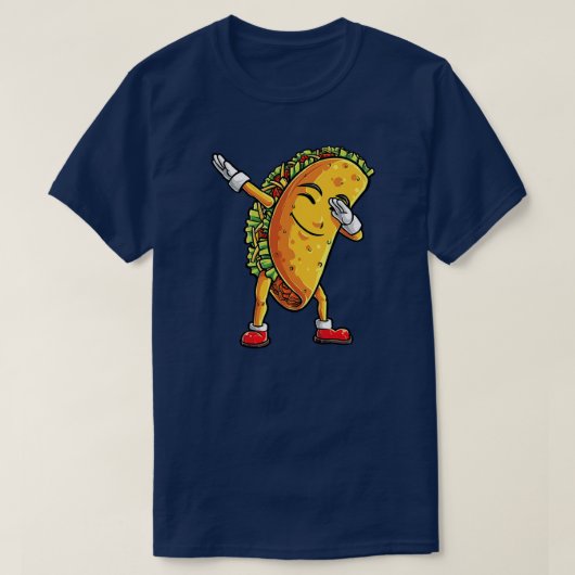 Dabbing Taco Cinco de Mayo Funny boys Man Mexicaan T-shirt (Design voorkant)