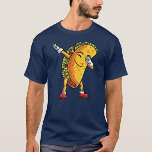 Dabbing Taco Cinco de Mayo Funny boys Man Mexicaan T-shirt