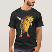 Dabbing Taco Cinco de Mayo Funny boys Man Mexicaan T-shirt (Voorkant)