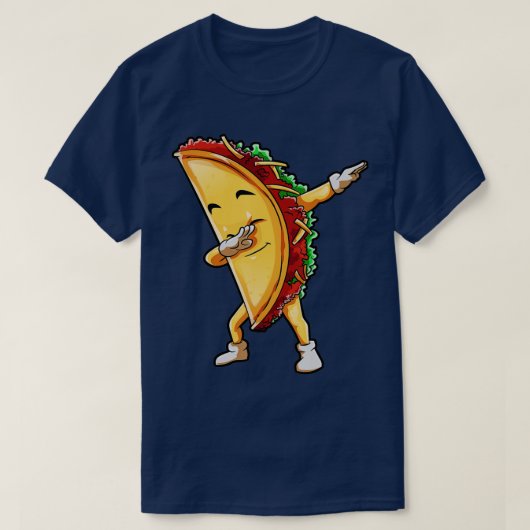 Dabbing Taco Cinco de Mayo Funny Kids Boys Mexican T-shirt (Design voorkant)