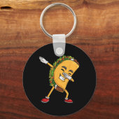 Dabbing Taco Cinco de Mayo Funny Mexican Dab Boys Sleutelhanger (Voorkant)