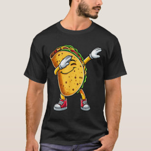 Dabbing Taco Cinco de Mayo Grappige Mexicaanse ete T-shirt