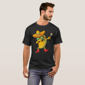 Dabbing Taco Cinco de Mayo Kinder jongens Mexicaan T-shirt (Voorkant volledig)