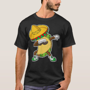 Dabbing Taco Cinco de Mayo Meico Latino Meican Foo T-shirt