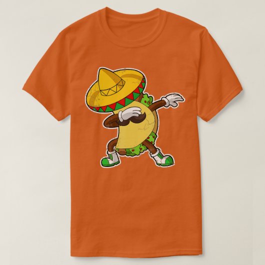 Dabbing Taco Cinco de Mayo Mexico Latino Mexican F T-shirt (Design voorkant)