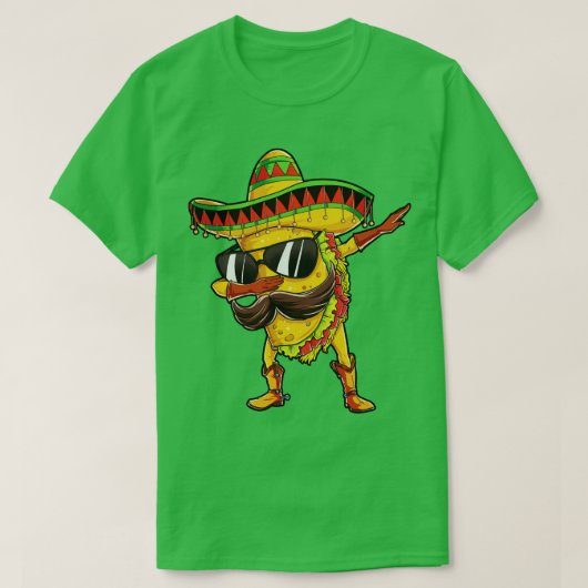 Dabbing Taco Dinsdag Mexican Food Mexico Gifts T-shirt (Design voorkant)
