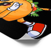 Dabbing Taco Funny Cinco De Mayo Mexican Party Poster (Hoek)