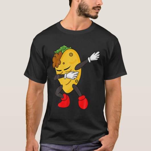 Dabbing Taco - Funny Taco Lover Gift T-shirt (Voorkant)