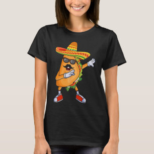 Dabbing Taco Grappig Cinco De Mayo Mexicaans Feest T-shirt