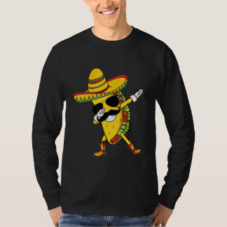 Dabbing Taco Sombrero Cinco De Mayo Mexicaanse Ete T-shirt