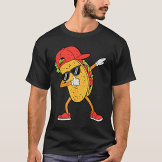 Dabbing Tacos Dab Cinco de Mayo Mexicaanse Jongens T-shirt