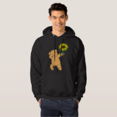 Dabbing Teddy Bear Sunflower Autisme Awareness Hoodie (Voorkant volledig)