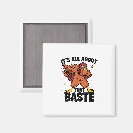 Dabbing Thanksgiving Turkije alles over die baste Magneet (Voorkant / Achterkant)