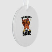 Dabbing Thanksgiving Turkije alles over die baste Ornament (voorkant)