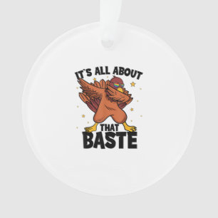 Dabbing Thanksgiving Turkije alles over die baste Ornament