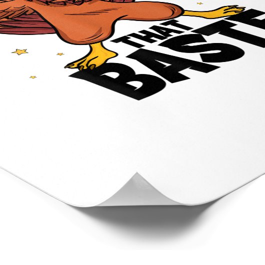 Dabbing Thanksgiving Turkije alles over die baste Poster (Hoek)