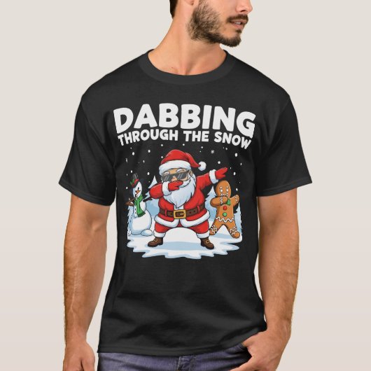 Dabbing Through the Snow T-shirt (Voorkant)