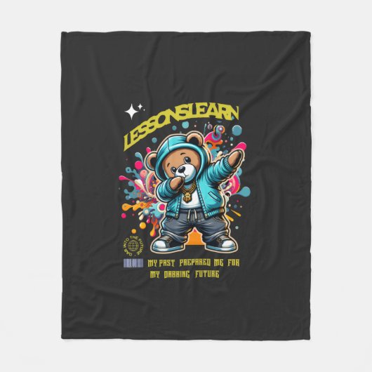 DABBING TOEKOMSTIGE LESSEN GELERD Fleece Deken (Voorkant)
