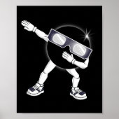 Dabbing Total Solar Eclipse 2024 Totality Dab Kind Poster (Voorkant)