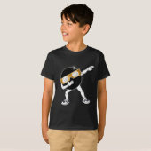Dabbing totale zonne-eclips 2024 leuk dab jongens t-shirt (Voorkant volledig)