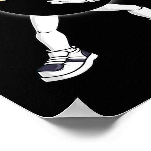 Dabbing totale zonsverduistering 2024 totaliteit d poster (Hoek)