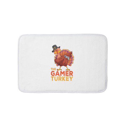 Dabbing Turkey Gamer Thanksgiving Gaming Kinder jo Badmat (Voorkant)