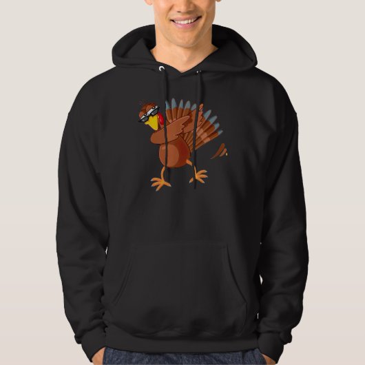 Dabbing Turkey Shirt Thanksgiving Boys Kids Men Tu (Voorkant)
