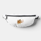 Dabbing Turkey Thanksgiving Day Gifts Pilgrim Boys Heuptasje (Liggend)