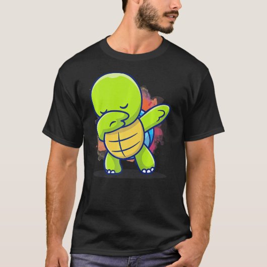 Dabbing Turtle Shirt (Voorkant)