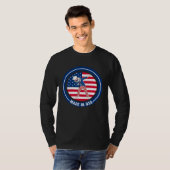 Dabbing Uncle Sam  4th of July Kids Boys Men T-shirt (Voorkant volledig)