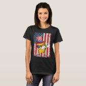 Dabbing Uncle Sam Taco Patriotic  4th of July T-shirt (Voorkant volledig)