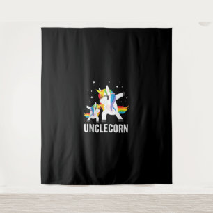 Dabbing Unclecorn, Funny Unicorn Lover T-shirt voo Wandkleed