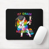 Dabbing Unicorn 1st graad Nailed IT Afstuderen Gir Muismat (Met muis)
