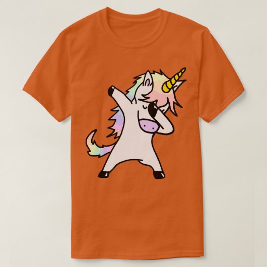 Dabbing Unicorn 3 T-shirt (Design voorkant)