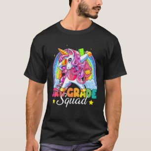 Dabbing Unicorn 3Rd Grade Squad Terug naar School T-shirt