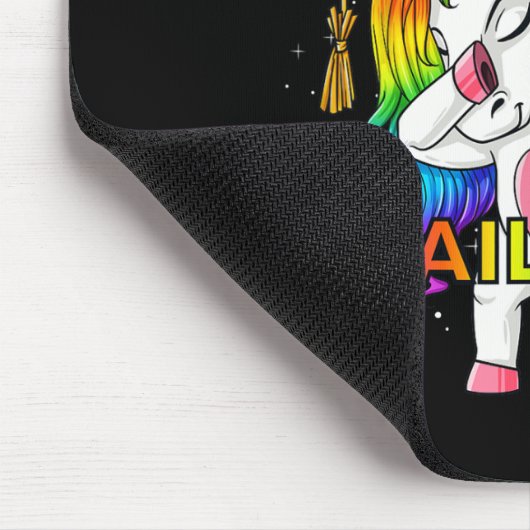 Dabbing Unicorn 5e graad Nailed It Afstuderen Gir Muismat (Hoek)