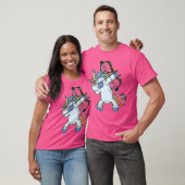 Dabbing Unicorn Archer Archery Bow Arrow T-shirt (Unisex)
