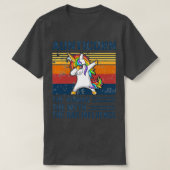 Dabbing Unicorn Aunticorn Fun Gift T-shirt (Design voorkant)