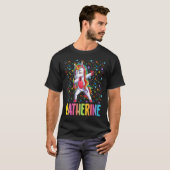 Dabbing Unicorn Catherine T-shirt (Voorkant volledig)