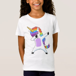 Dabbing Unicorn - Dansende regenboog Unicorn Gifts T-shirt