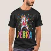 Dabbing Unicorn Debra T-shirt (Voorkant)