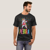 Dabbing Unicorn Debra T-shirt (Voorkant volledig)