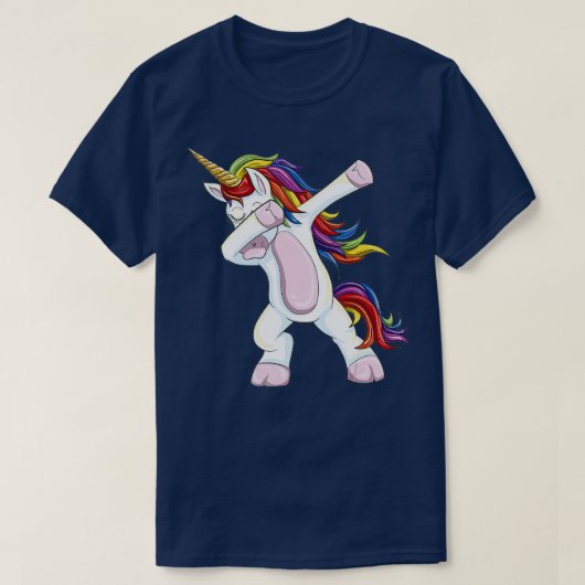 Dabbing Unicorn - Funny Unicorn Dab Gift T-shirt (Design voorkant)