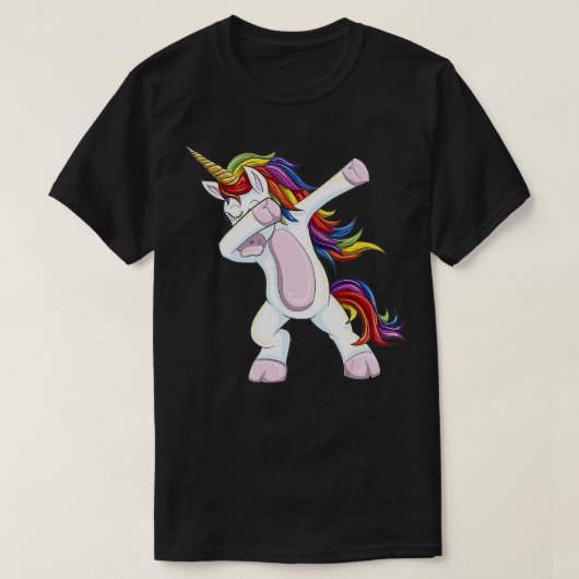Dabbing Unicorn Funny Unicorn Dab Gift T-shirt (Design voorkant)