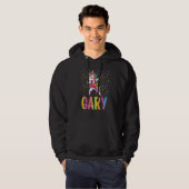 Dabbing Unicorn Gary Hoodie (Voorkant volledig)