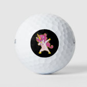 Dabbing Unicorn Golfballen (Voorkant)