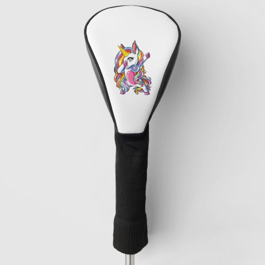 Dabbing Unicorn Golfheadcover (Voorkant)