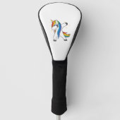 Dabbing Unicorn Golfheadcover (Voorkant)