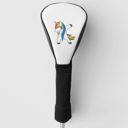 Dabbing Unicorn Golfheadcover (Voorkant)