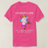 dabbing unicorn grootmacorn oma unicorn t-shirt (Design voorkant)